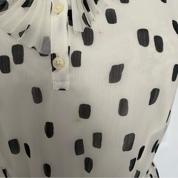 Banana Republic Polka Dot Pleated Dress 6 - Picture 7 of 16